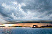Bohuslän, cloud, coast, cumulonimbus cloud, cumulunimbusmoln, landscapes, nature, Resö, sea, seasons, sky, summer, sunset, thunder, thunder cloud, thunderstorm