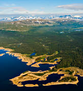 aerial photo, aerial photo, aerial photos, aerial photos, beaches, drone aerial, drnarfoto, landscapes, Lapland, mountain pictures, reglerad, Sarek, stores, summer, Tjaktjajaure, torrlagda, torrlagt, water chamber