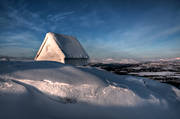 buildings, Jamtland, Jorm, Klumpliklumpen, landscapes, mountain, mountain top, nature, seasons, sky, top, top cottage, view, view, wilderness, winter