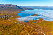 Abisko, aerial photo, aerial photo, aerial photos, aerial photos, autumn, drone aerial, drnarfoto, landscapes, Lapland, swedish mountains, torne trask