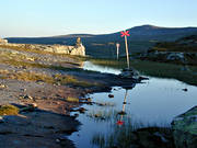 cairn, evening, Jamtland, landscapes, lodestars, market-out, mountain route, mountains, summer, track, track cross