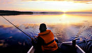 angling, boat fishing, evening, evening fishing, fishing, Great Lake, latmansfiske, storsjoflaket, trolling, trollingfiske