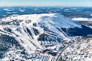 aerial photo, aerial photo, aerial photos, aerial photos, drone aerial, drönarfoto, Herjedalen, Hovde, installations, ski resort, ski resort, ski slopes, Vemdalsskalet, winter