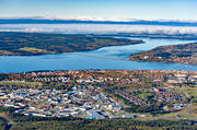 aerial photo, aerial photo, aerial photos, aerial photos, drone aerial, drnarfoto, Jamtland, Odenskog, Ostersund, stder, Vallsund Bridge, Vallsundet