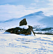 landscapes, Lapland, mountain, Vardofjallen, winter