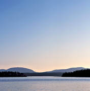 Drommen, Great Lake, Jamtland, Lagoon Island, landscapes, mountain, summer, Western mountain