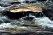 creek, hoarfrost, river, running, seasons, stream, vatten, water