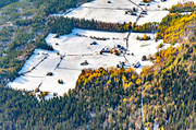 aerial photo, aerial photo, aerial photos, aerial photos, Almasa, autumn, autumn colours, drone aerial, drnarfoto, farm, farmin, frsta snn, Jamtland, landscapes, Offerdal, season, seasons, snow, villages