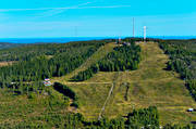 aerial photo, aerial photo, aerial photos, aerial photos, Angermanland, drone aerial, drnarfoto, Hrnsand, journeys down, landscapes, ski-slope, skiing, slalom slope, summer, Vrdkasen, wind power plants