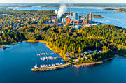 aerial photos, aerial pictures, installations, summer, West Bothnia