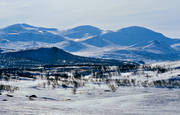 landscapes, Lapland, mountain, Vstra Fjllfjllen, winter