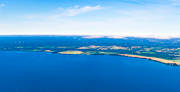 aerial photo, aerial photo, aerial photos, aerial photos, beach, drone aerial, drnarfoto, landscapes, summer, vattern, vindsnurror, Vstergtland, Vtterns, wind power plants