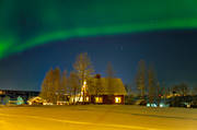 celestial phenomen, Jamtland, nature, night, northern lights, polar lights, polar night, sky, Sorviken, winter