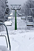 Are, chair lift, Jamtland, lift, liftstolpe, samhllen, snow, snow-covered, stollift, uninhabited