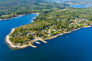 aerial photo, aerial photo, aerial photos, aerial photos, Angermanland, cabins, drone aerial, drnarfoto, fritidsstugor, Fllviken, landscapes, small-boat harbour, sommarstugor, summer, Sdra Sundet, Ytterskatan