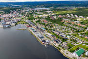 aerial photo, aerial photo, aerial photos, aerial photos, Angermanland, drone aerial, drnarbild, drnarfoto, harbour, samhllen, summer, rnskldsvik