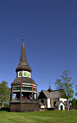 Älvros, bell tower, church, church, churches, Herjedalen, Old church, samhllen, villages